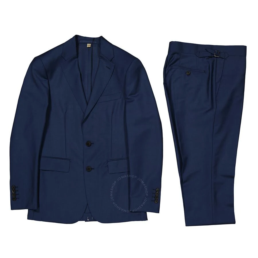 Burberry oho Fit Wool Mohair Suit In Dark Pewter Blue 1