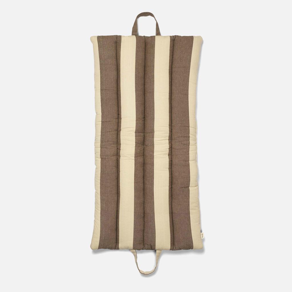 Ferm Living Ferm Living Strand Folding Mat - Carob Brown/Parchment