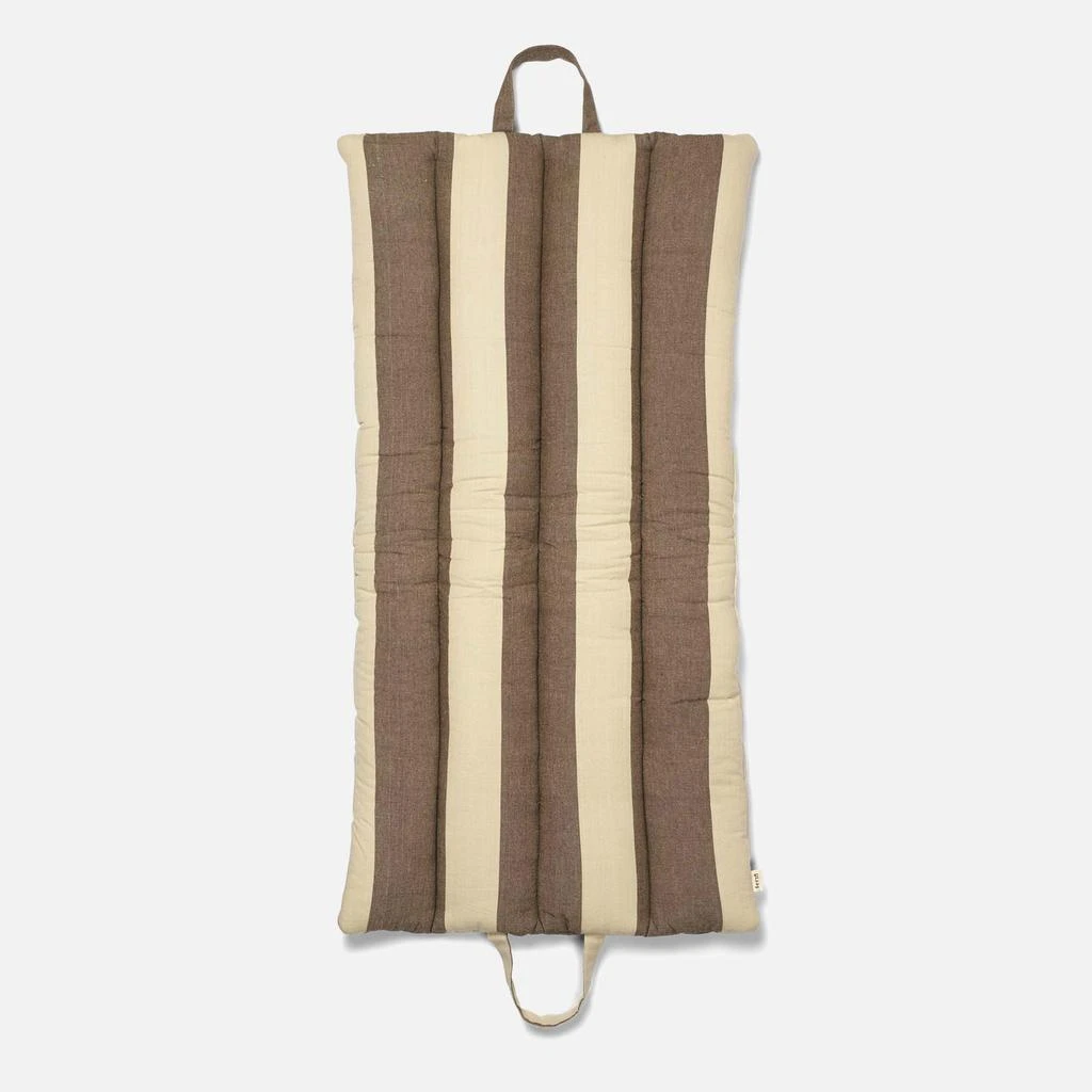 Ferm Living Ferm Living Strand Folding Mat - Carob Brown/Parchment 1