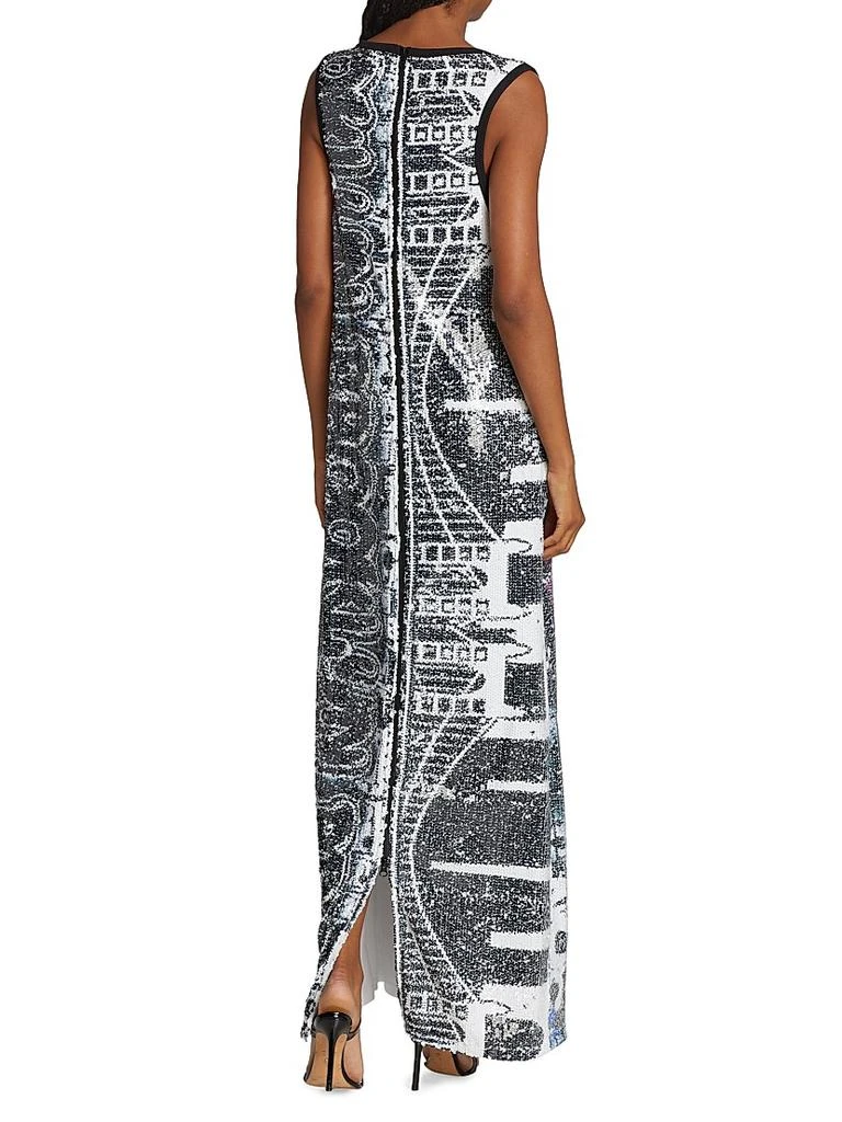 Kimberly Goldson Nelli Metallic Shift Dress 5