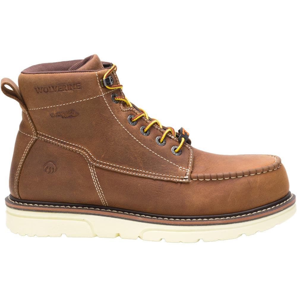 Wolverine I-90 Wedge 6 inch Waterproof Moc Toe Work Boots