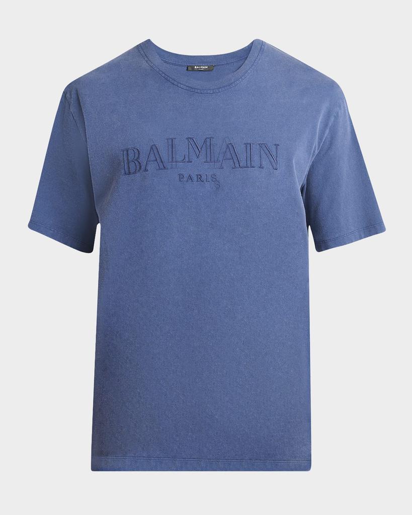 Balmain Men's Tonal Vintage Logo T-Shirt