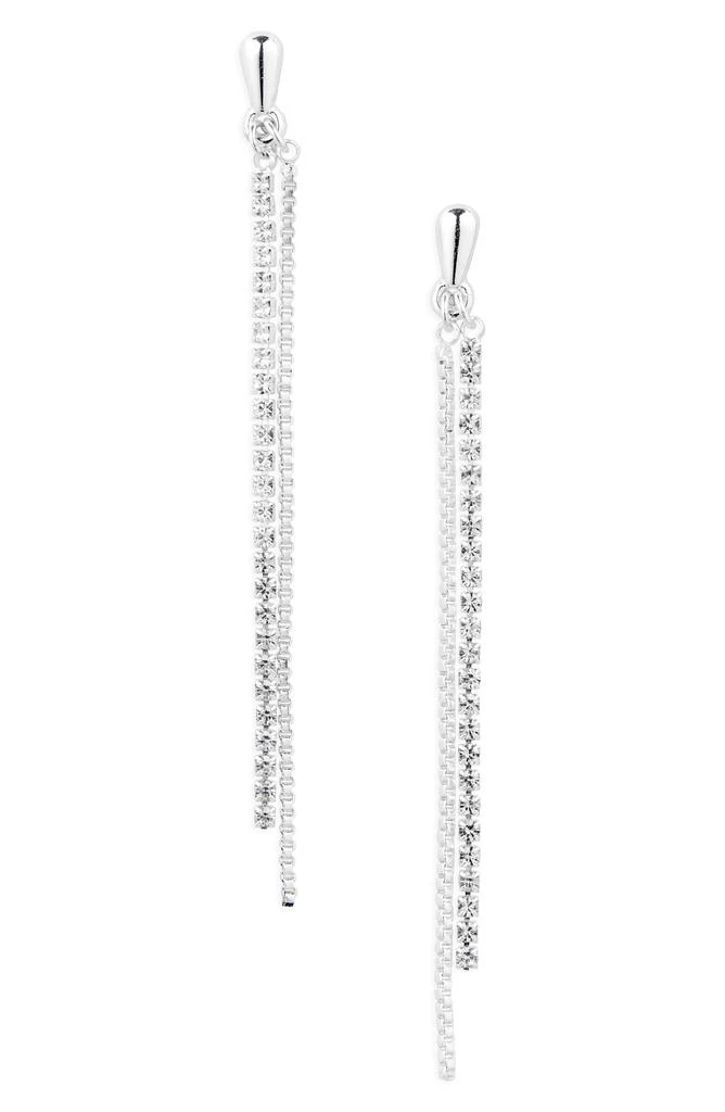 Nordstrom Crystal Chain Drop Earrings 1