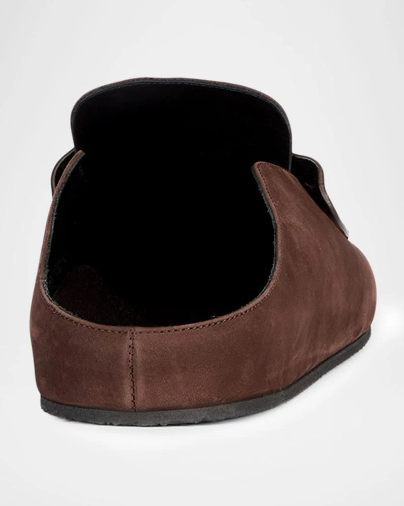 Jacquemus Men's Les Moccasin Suede Mules 3