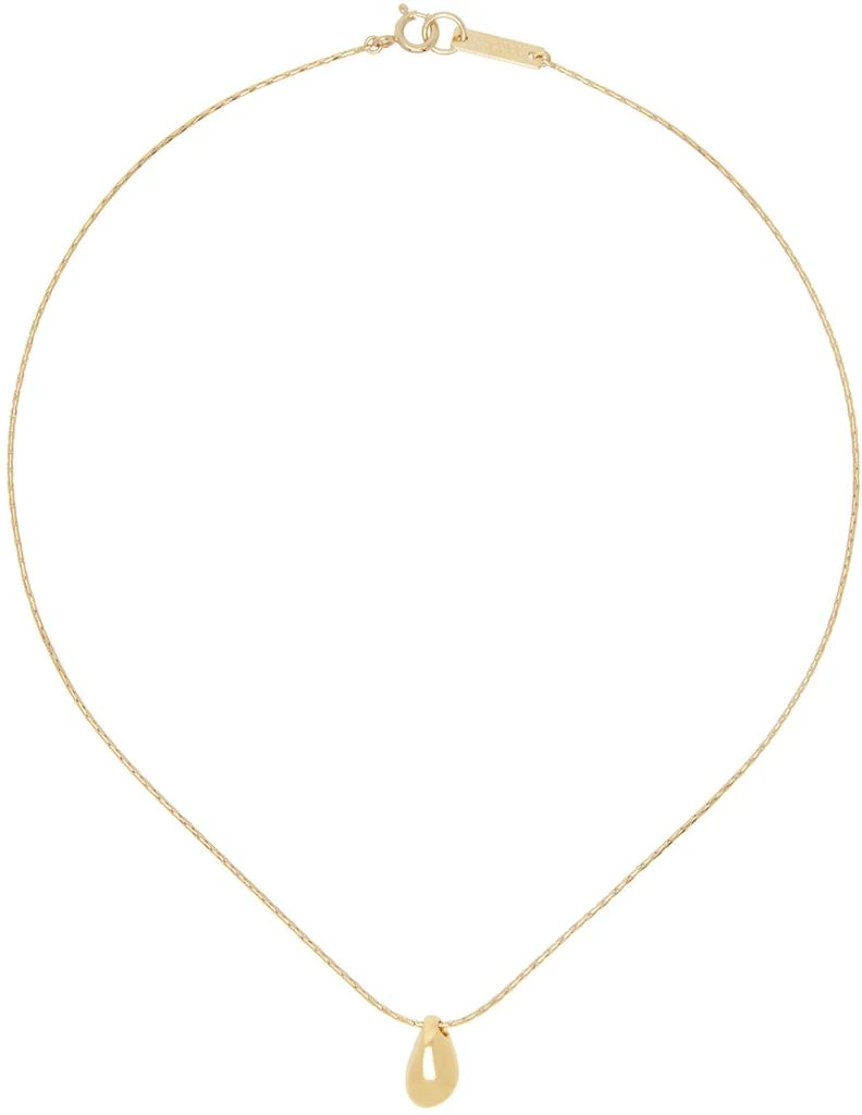 Isabel Marant Gold Small Drop Necklace 1