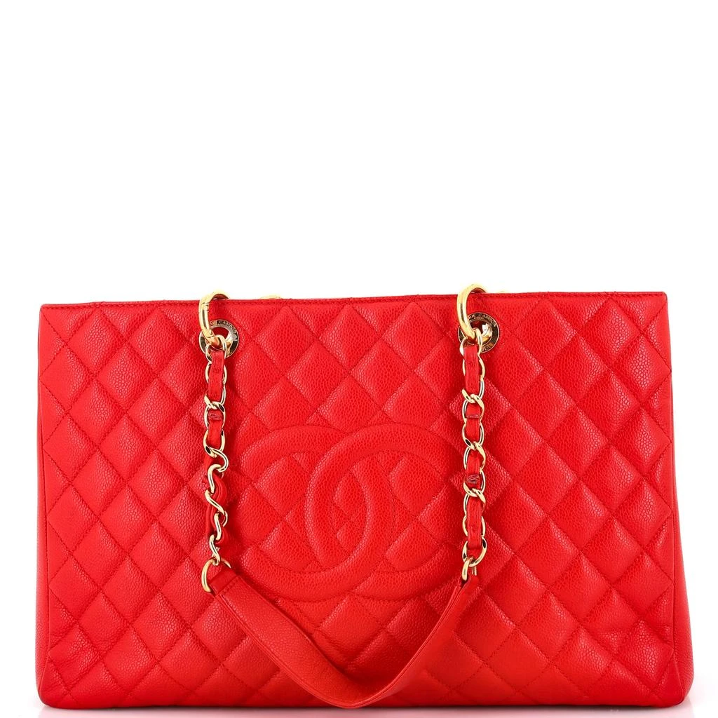 Chanel Grand Shopping Tote Quilted Caviar XL 1