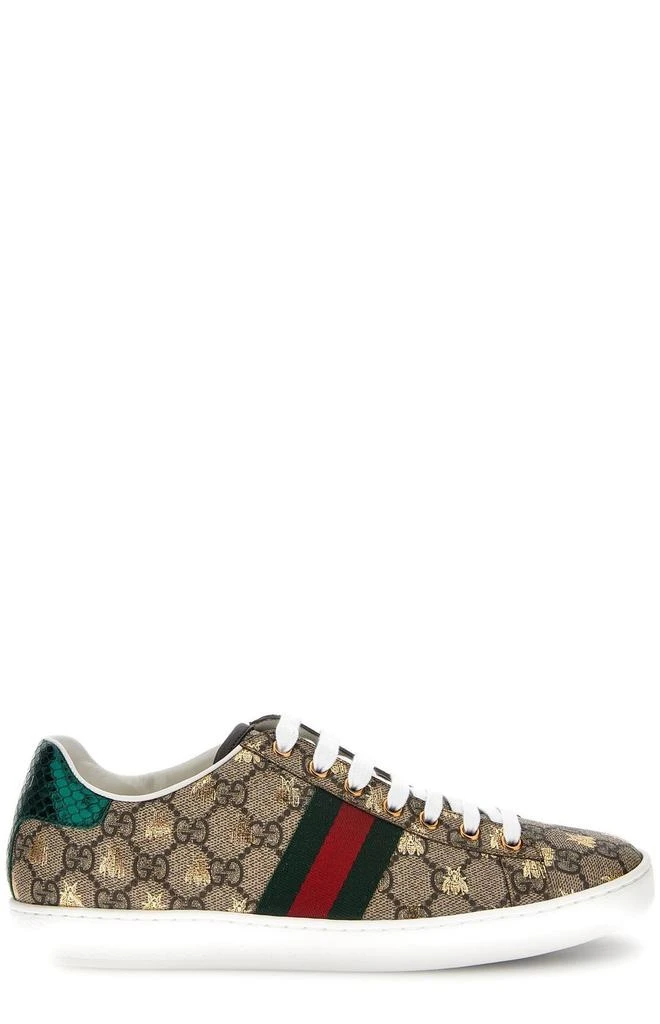 Gucci Gucci Ace GG Supreme Lace-Up Sneakers 1