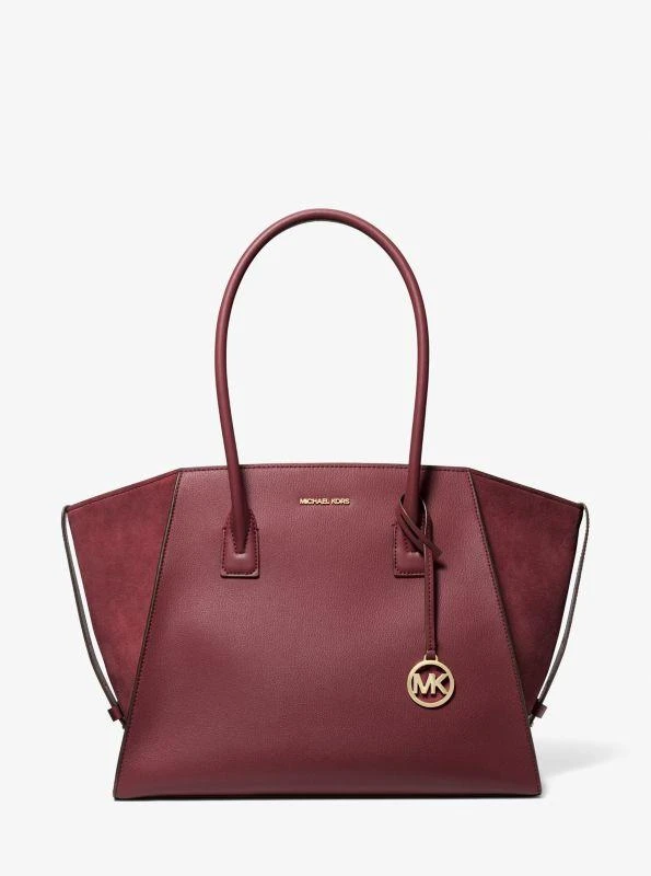 Michael Kors Avril Extra-Large Leather and Suede Tote Bag 1