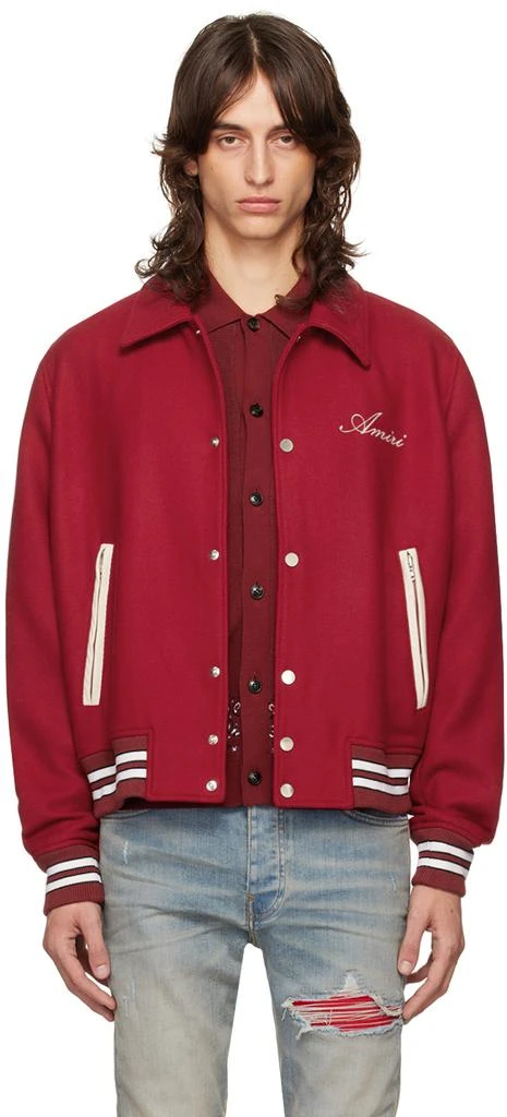 AMIRI Red Bones Bomber Jacket 1