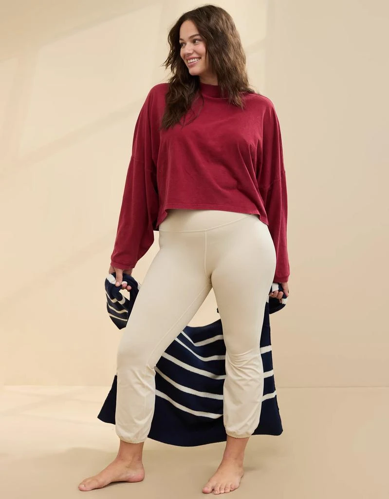 Aerie Aerie Cozy Long Sleeve Mockneck T-Shirt 5