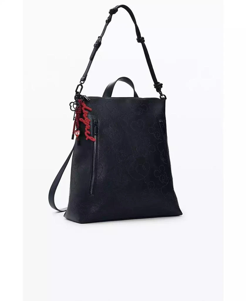 Desigual Women
s Medium backpack with Mickey Mouse appliques 3