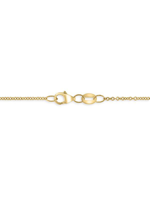 Effy 14K Yellow Gold, Lapis Lazuli & Diamond North Star Necklace