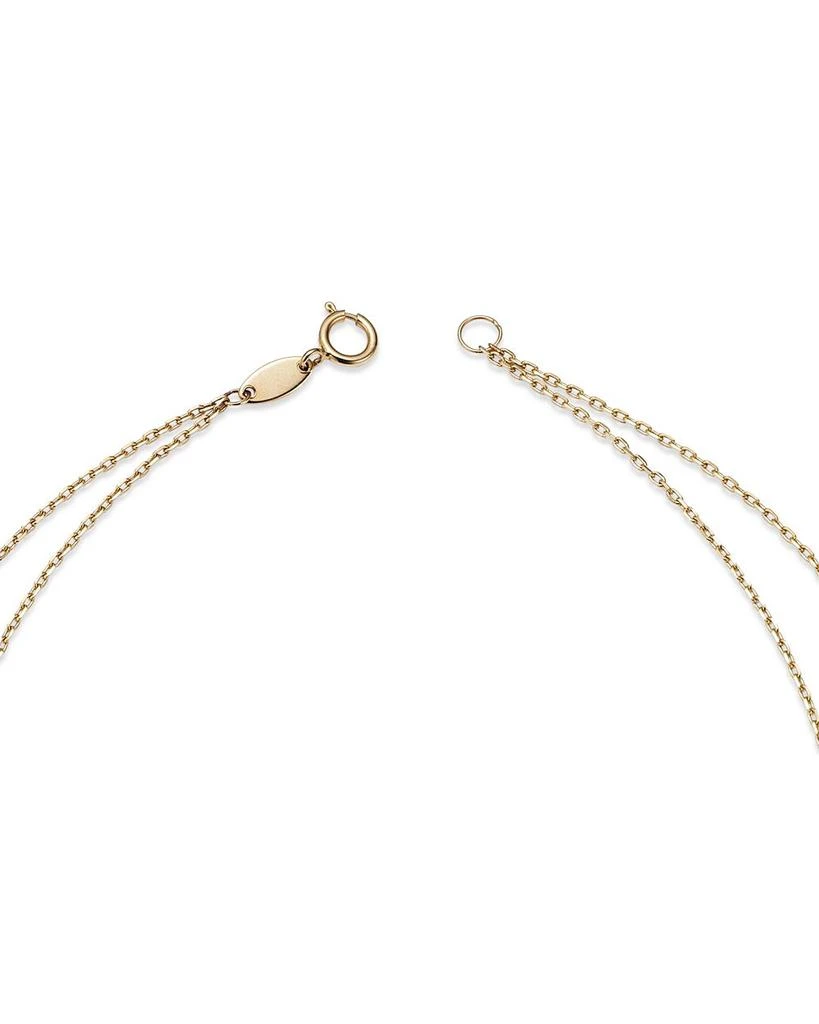 Moon & Meadow Layered Circle Pendant Necklace in 14K Yellow Gold, 17" - Exclusive 5