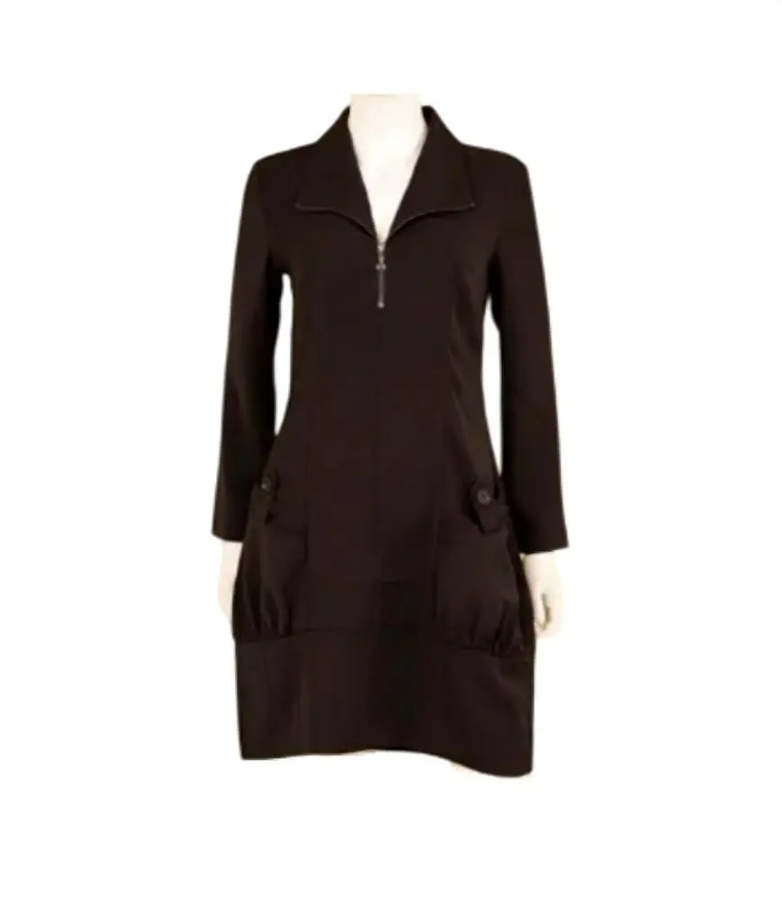 Samuel Dong Samuel Dong - Women's Long Sleeve Coat Dress