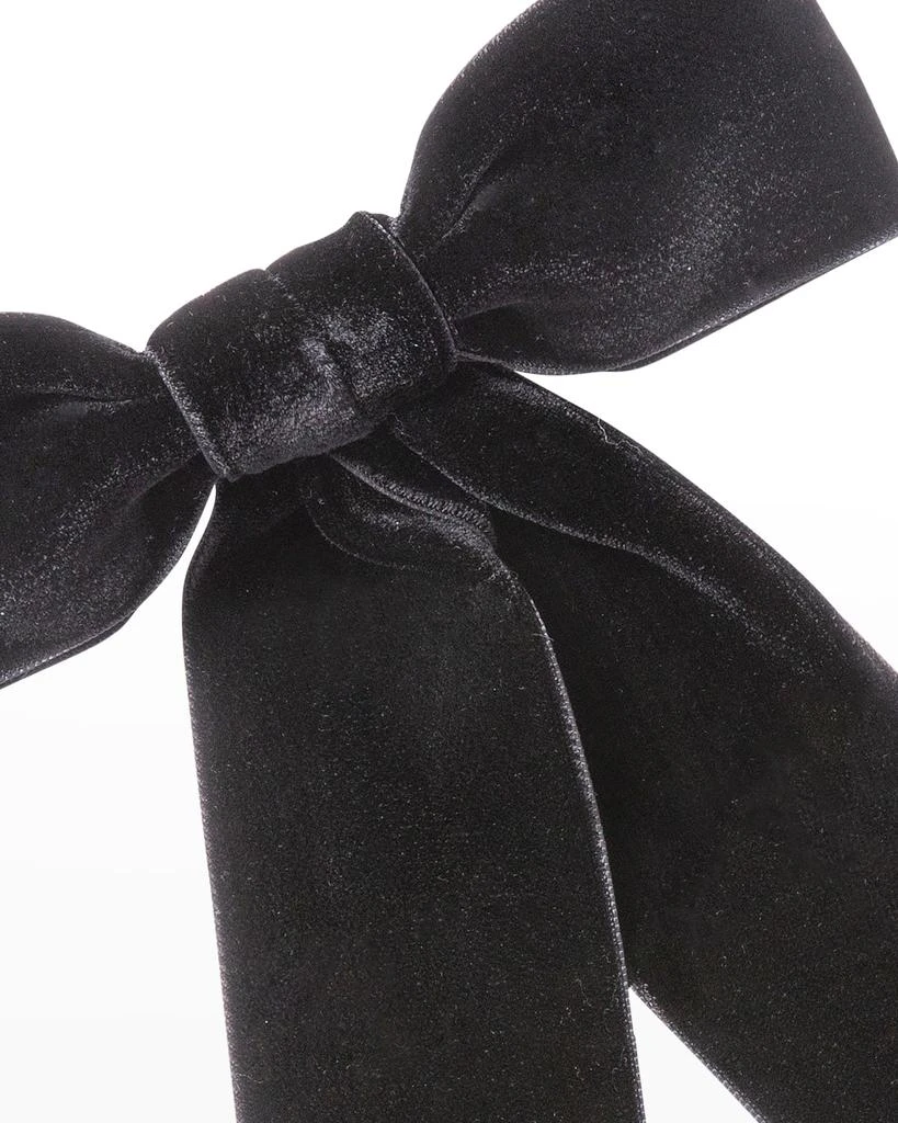 Jennifer Behr Wide Velvet Bow Barrette 3