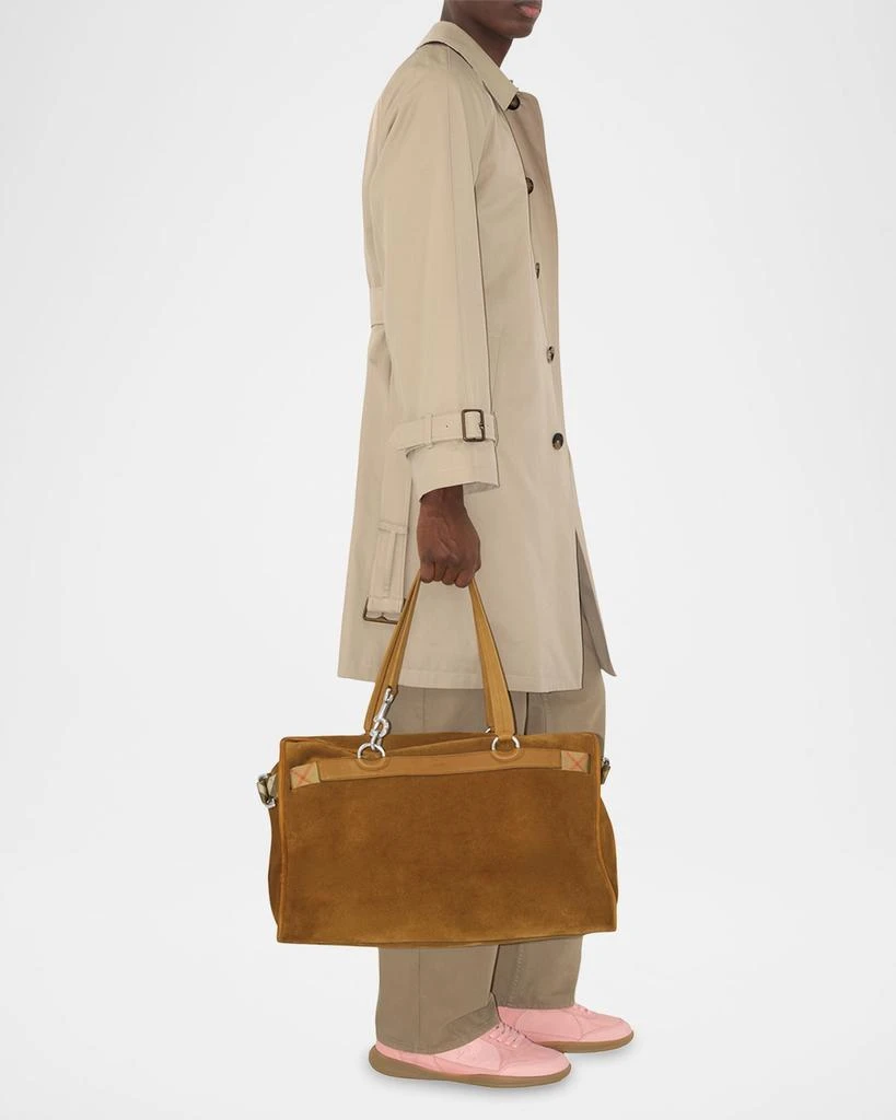 Burberry Men
s Suede Duffel Bag 6