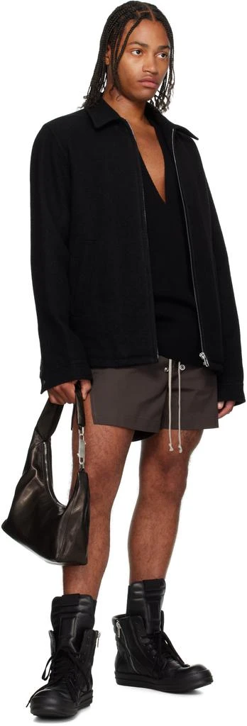 Rick Owens Black Concordians Small Gemini Bag 4