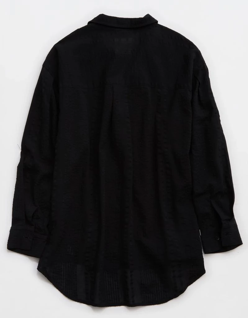 Aerie Aerie Seersucker Cover Up Shirt 4