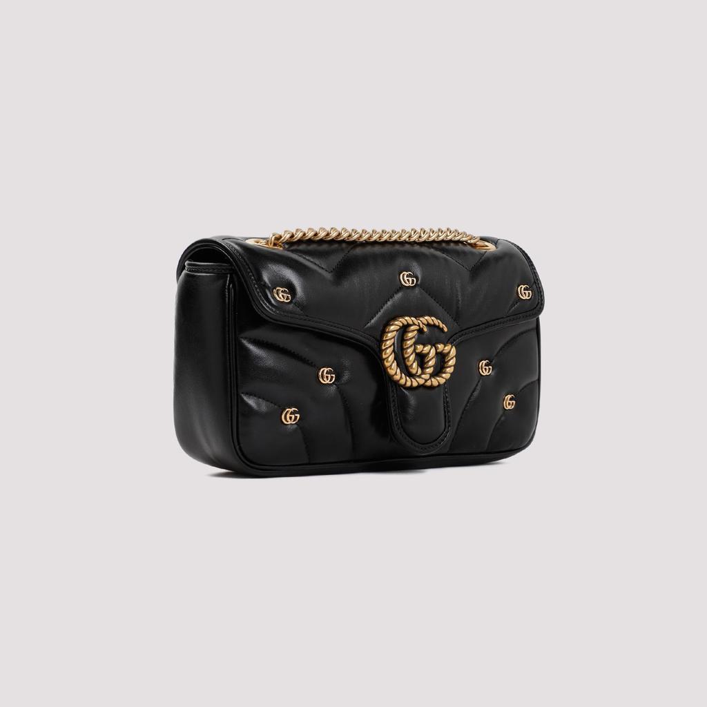 【関税込み】gucci GG Marmont 2.0' small crossbody bag GUCCI GG Marmont Small Matelasse Leather Black Crossbody Bag