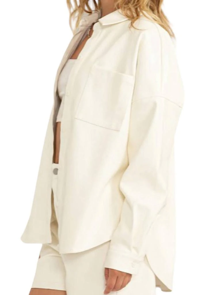 HYFVE Hyfve - Leather Oversize Shacket 3