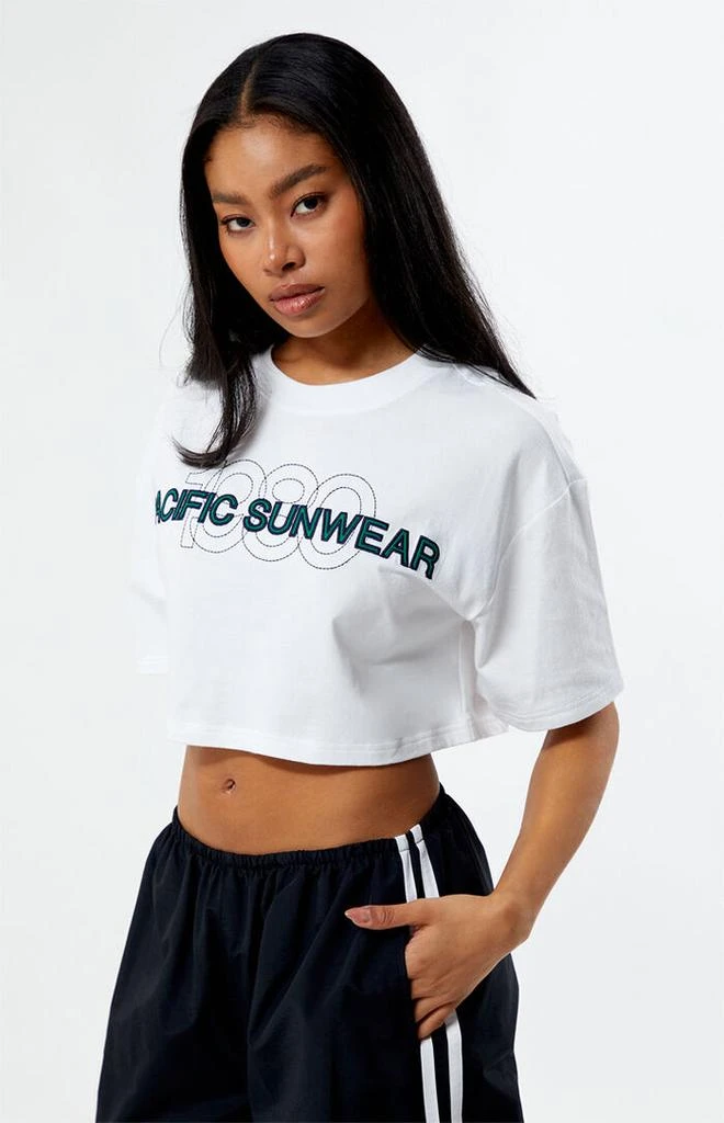 PacSun Pacific Sunwear 1980 Cropped T-Shirt 3
