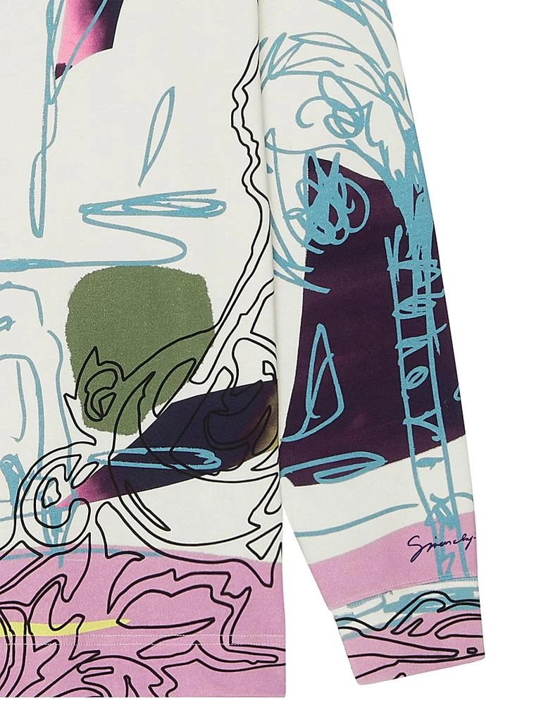 Givenchy Printed Multicolor T-Shirt in Cotton 5