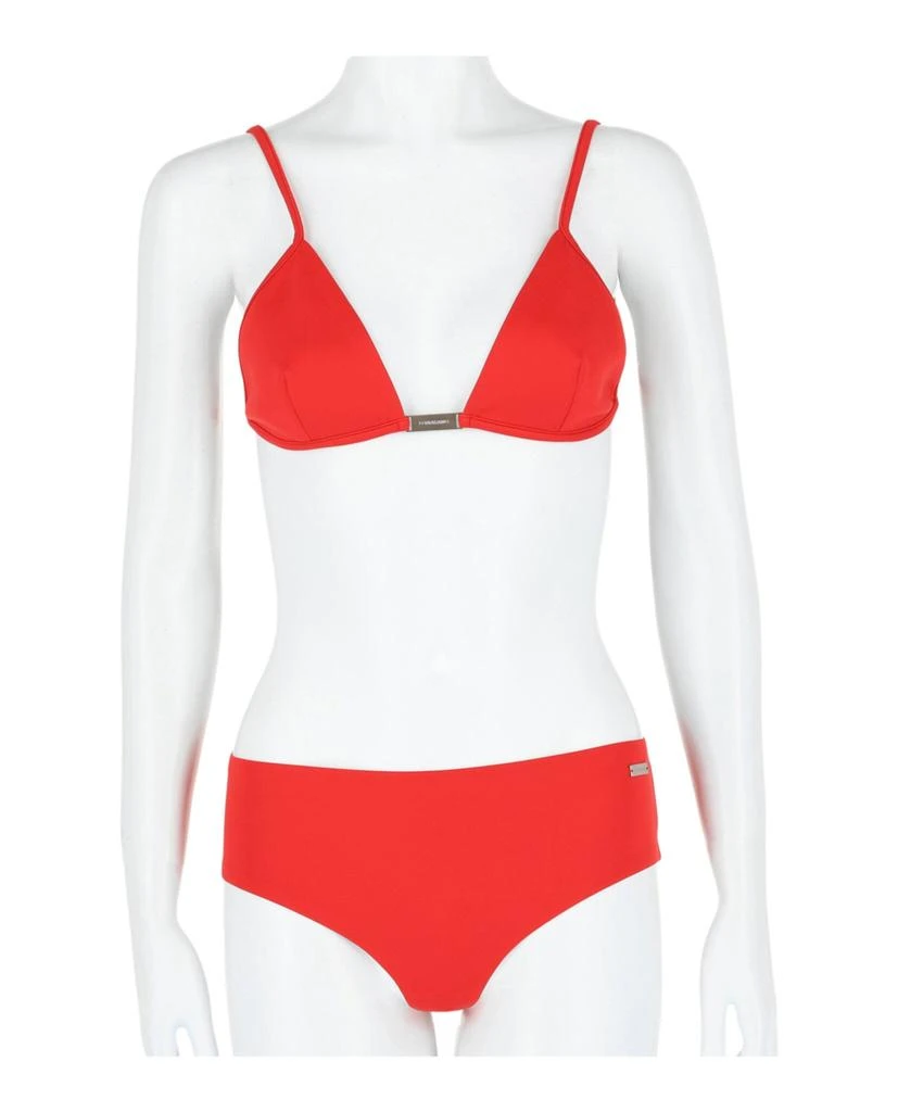 Salvatore Ferragamo Logo-Plaque Triangle Bikini Set