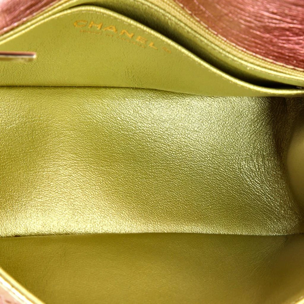 Chanel Rainbow Reissue 2.55 Flap Bag Quilted Multicolor Metallic Goatskin Mini 6