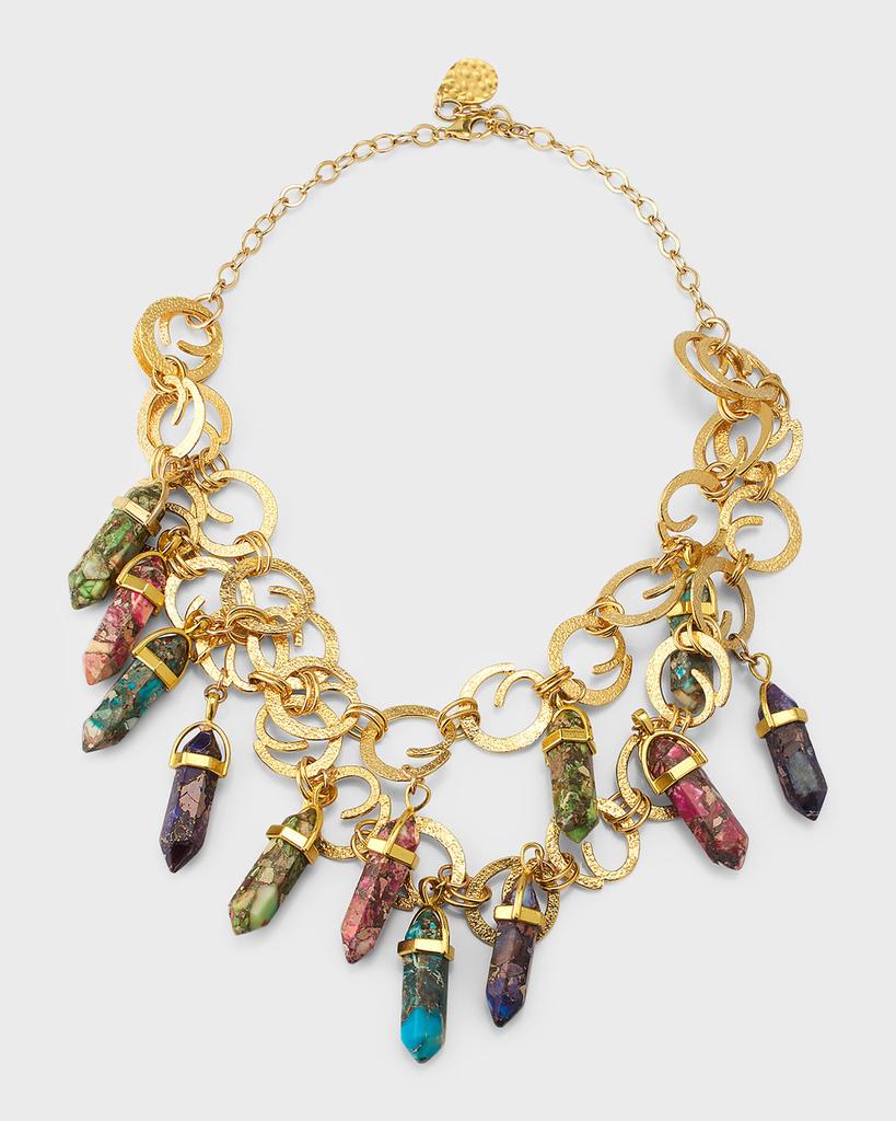 Devon Leigh Multicolor Pendant Necklace