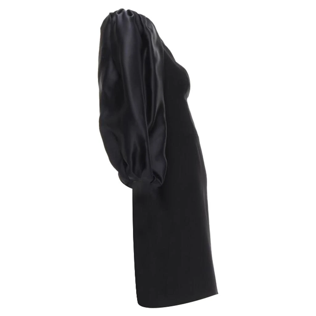 RASARIO crystal embellished neckline puff balloon sleeves dress 4