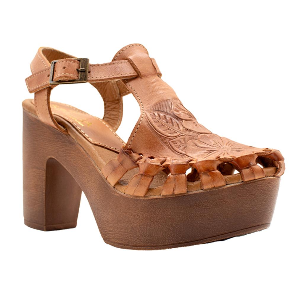 Sbicca Rosarito Huarache Block Heel Sandals