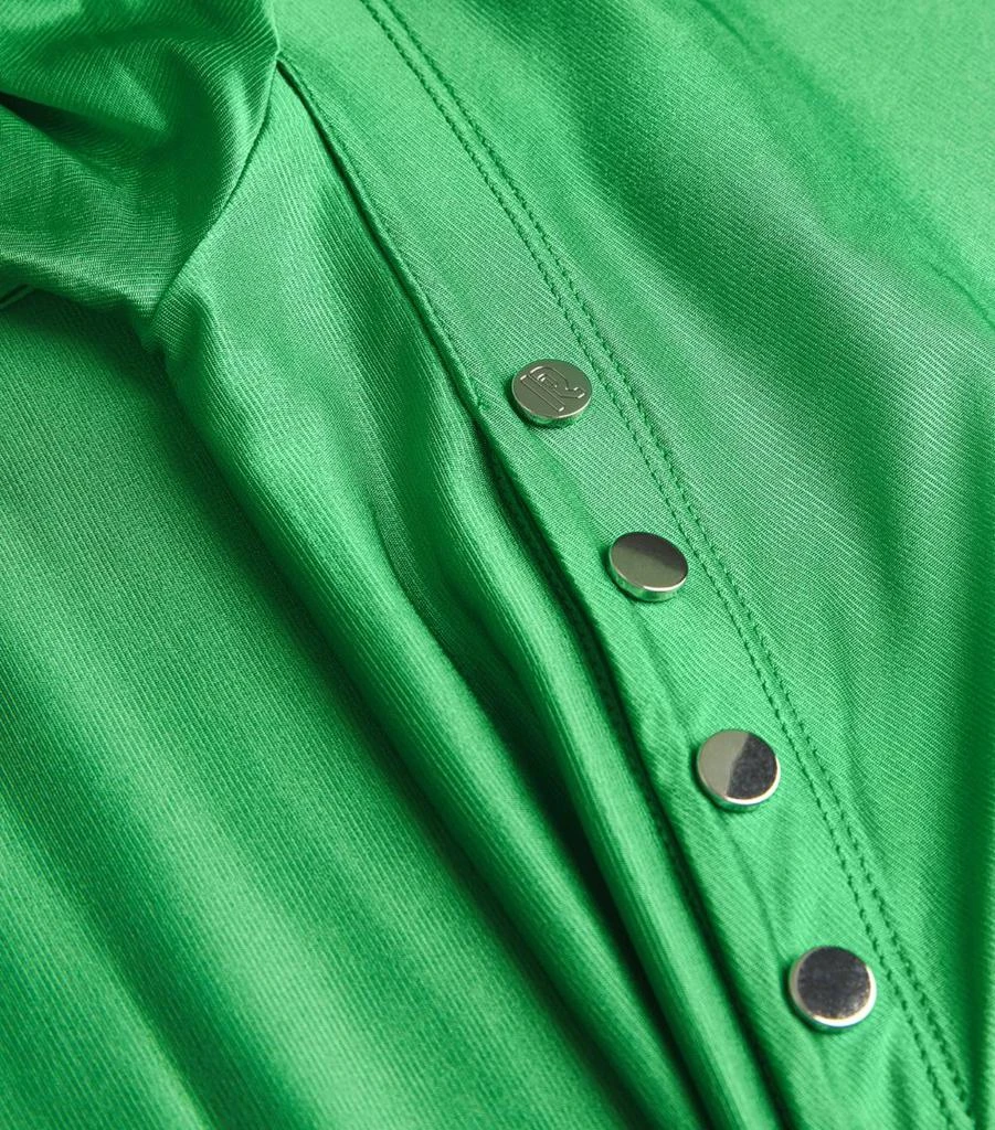 slim fit dress slacks Rabanne // Green & Silver Gathered Co-Ord Set  VSP Consignment