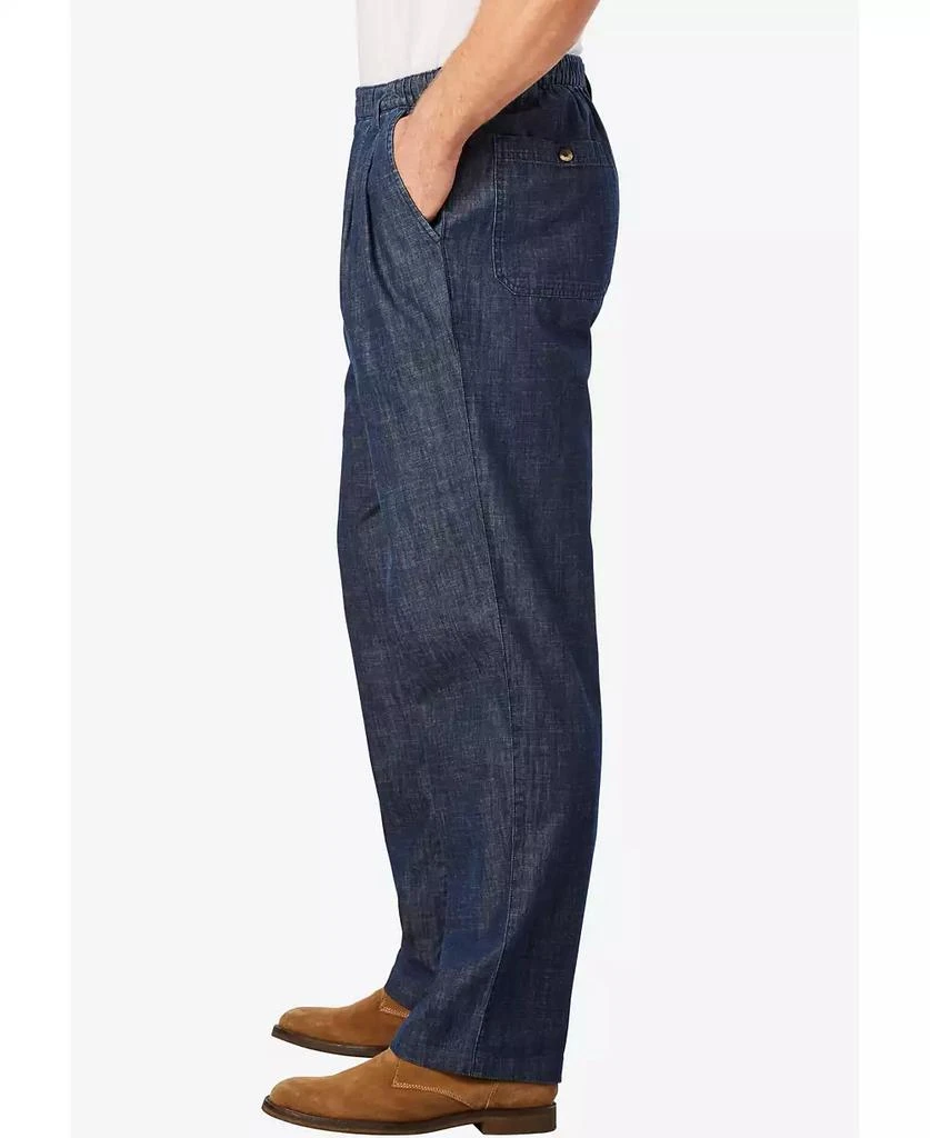 KingSize Tall Knockarounds Full-Elastic Waist Pleated Pants 3