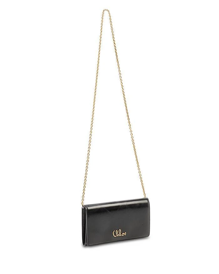Chloé Iconic Leather Flap Wallet On Chain 4