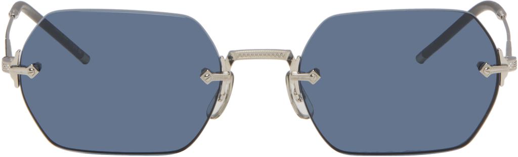 Oliver Peoples Silver TK-13 Sunglasses
