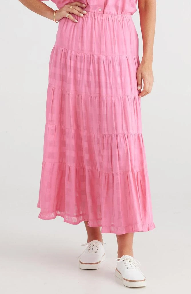 Brave+True Wonderland Tiered Cotton Maxi Skirt 1