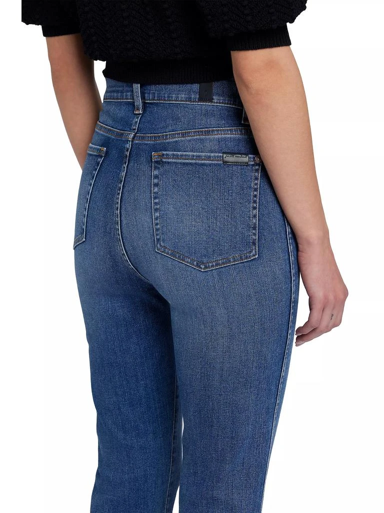 7 For All Mankind High-Rise Stretch Kick-Flare Jeans 5
