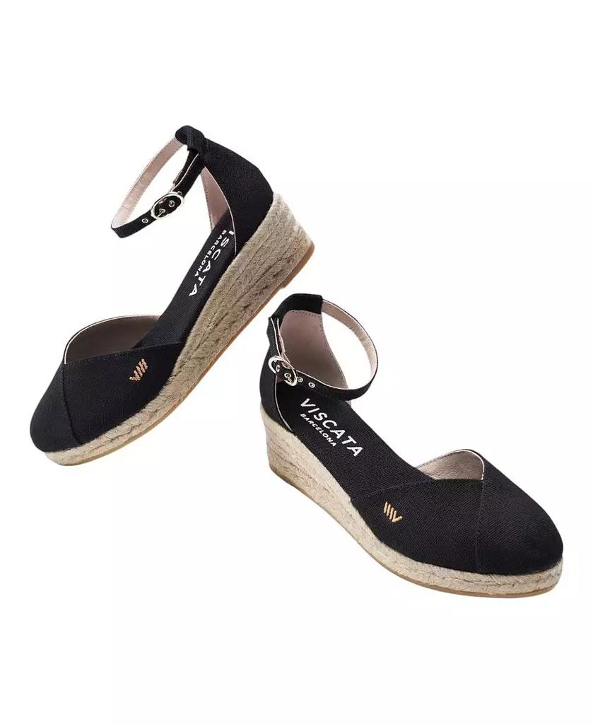 VISCATA Formiga Canvas Espadrille Wedges