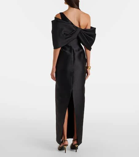 SOLACE LONDON Davina satin cocktail dress 3