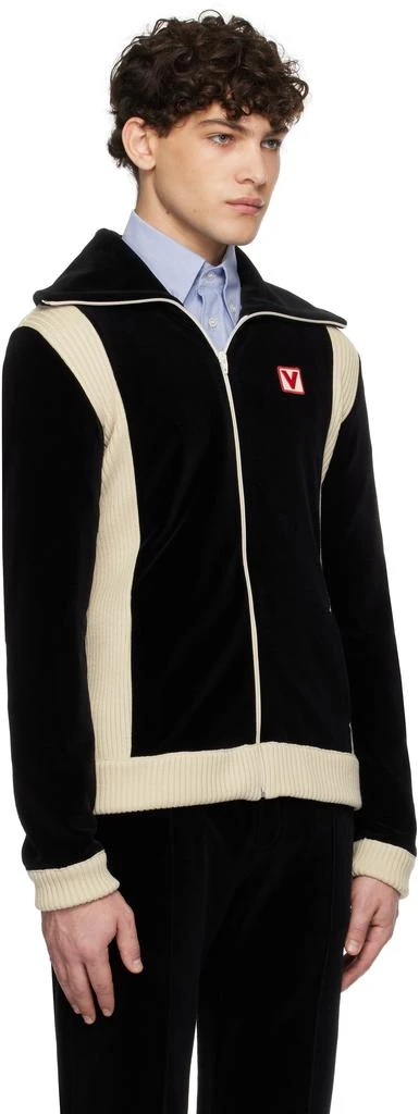 Valentino Black 'Chez Valentino' Turtleneck Jacket 2