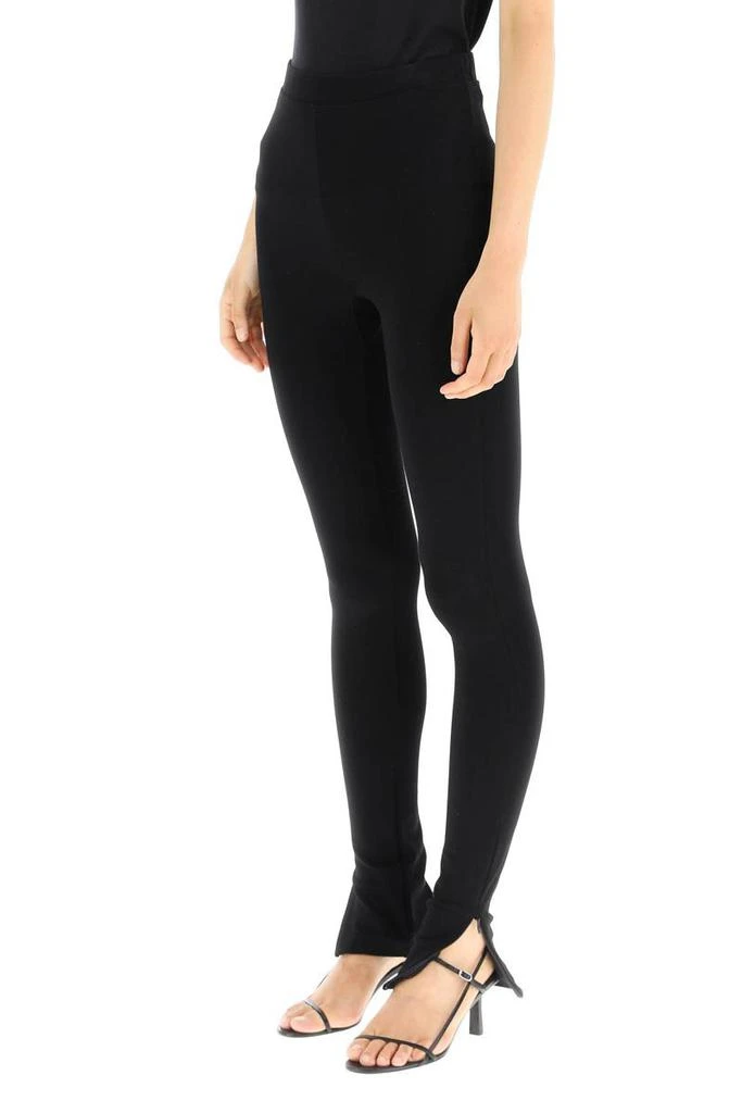 Totême Toteme leggings with zip cuffs 4