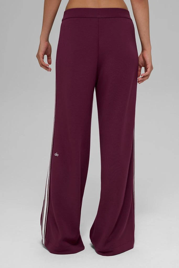 Alo Track Star Wide Leg Pant (Regular) - Burgundy 3