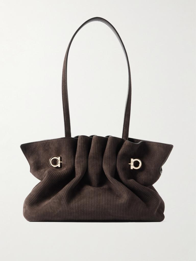 Salvatore Ferragamo Soft-Bag Small black leather - Shoulder