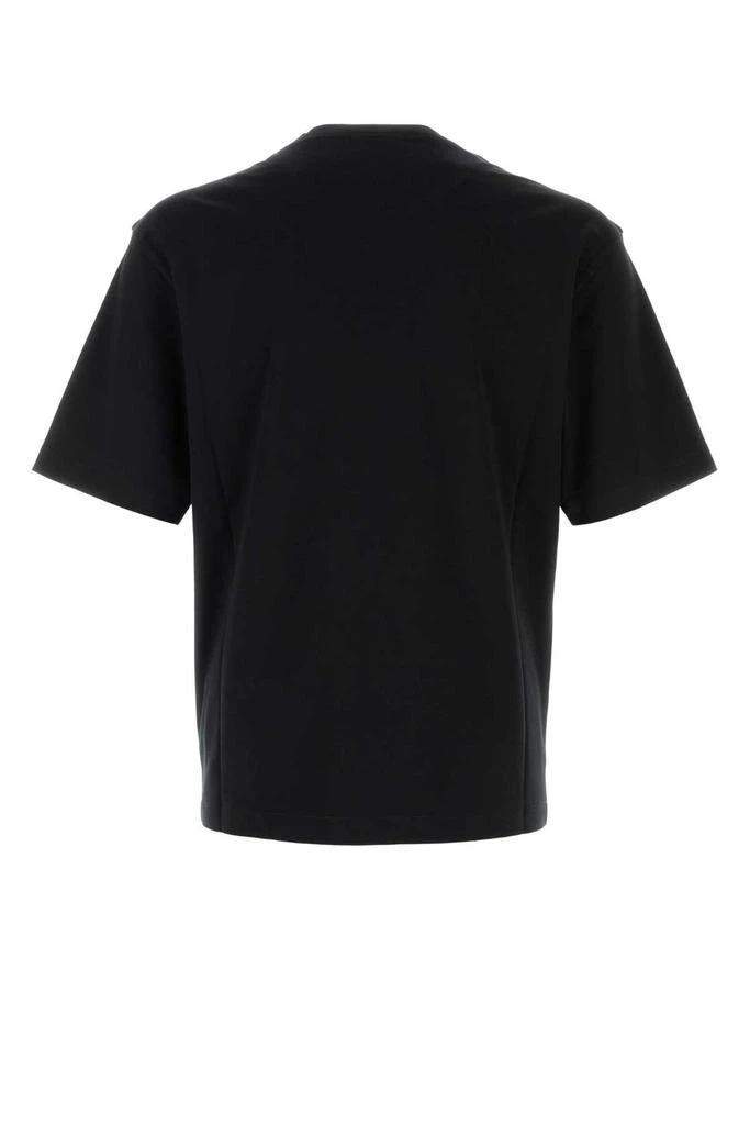 Prada Prada Logo-Embroidered Crewneck T-Shirt 2