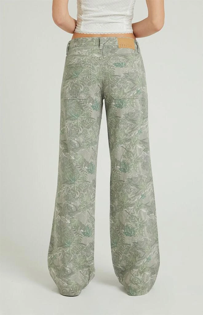 PacSun Tree Camo Low Rise Baggy Pants 4