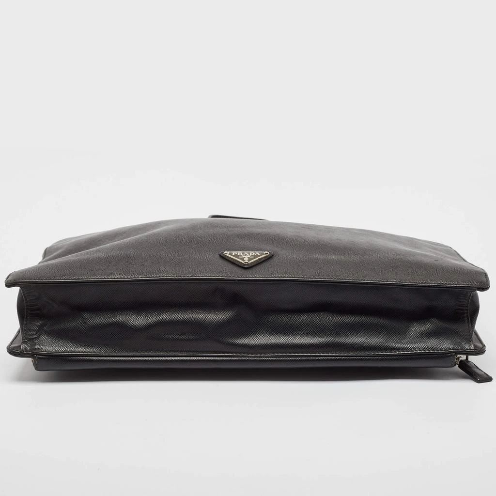 Prada Prada Black Saffiano Leather Briefcase Laptop Bag 7