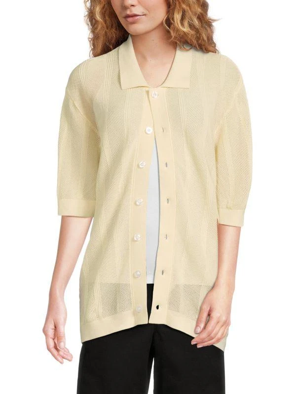 WeSC ​Textured Cotton Button-Front Shirt 3