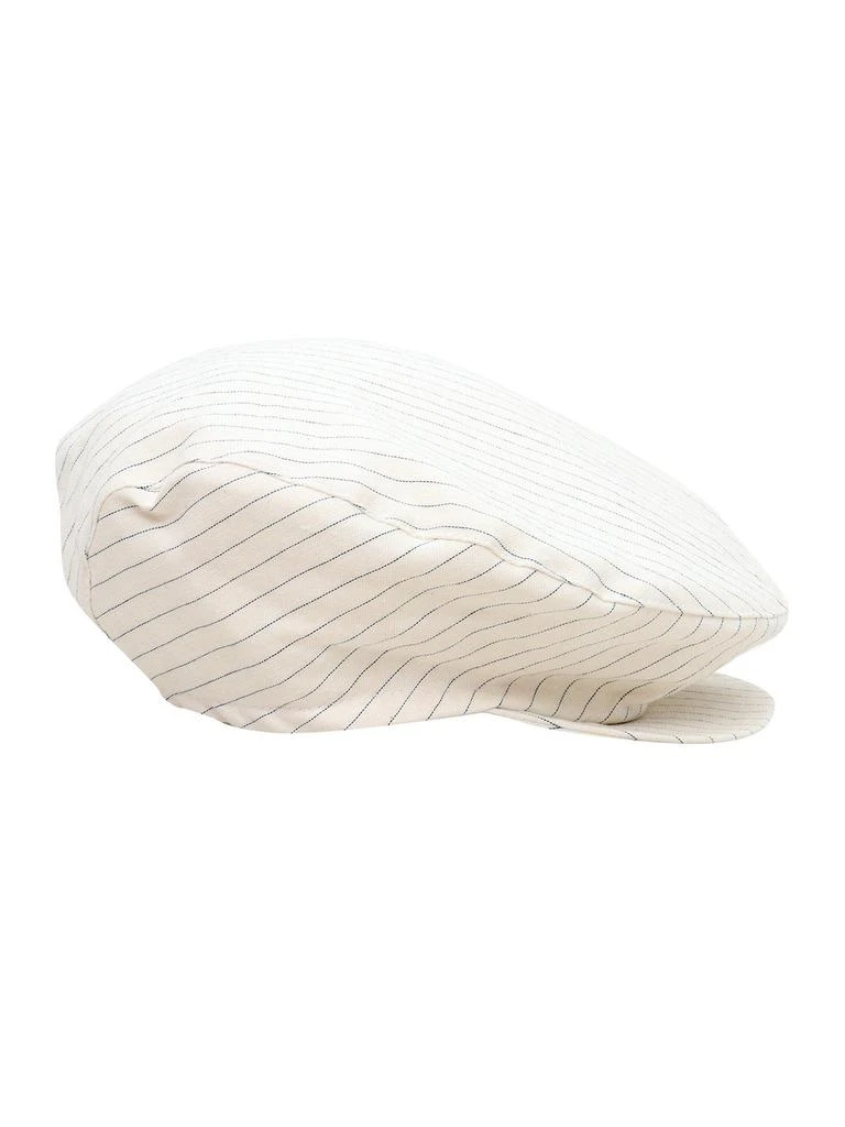 IL GUFO Il Gufo Pinstriped Flat Cap 3