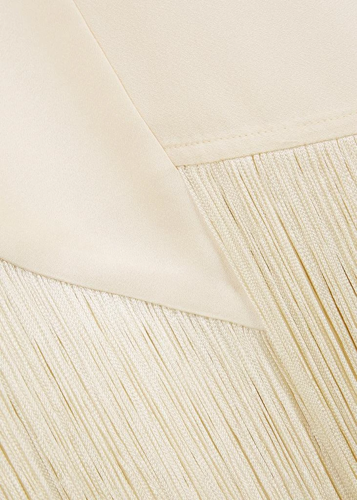 TALLER MARMO Mrs Ross fringed-trimmed dress 5