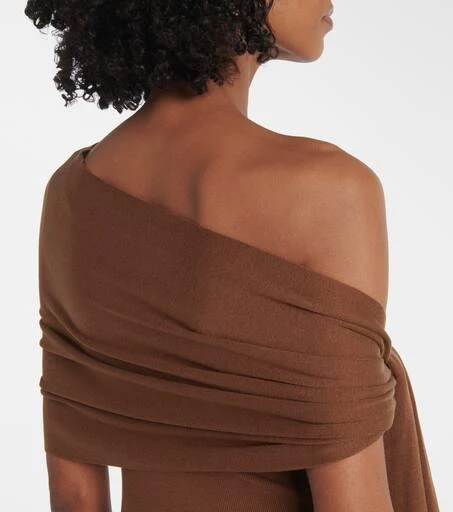 Aya Muse Hale one-shoulder silk-blend maxi dress 6